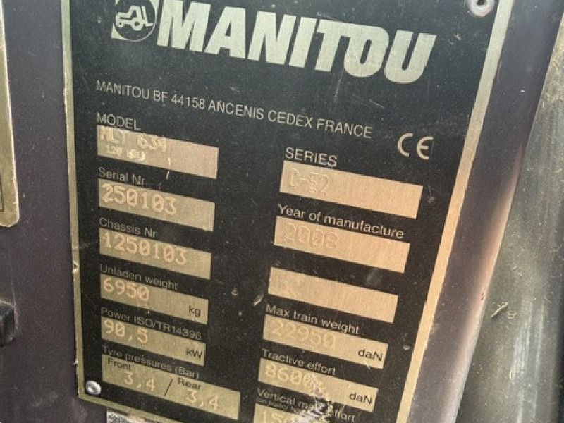 MANITOU - MLT634 TELEHANDLER - Image 7