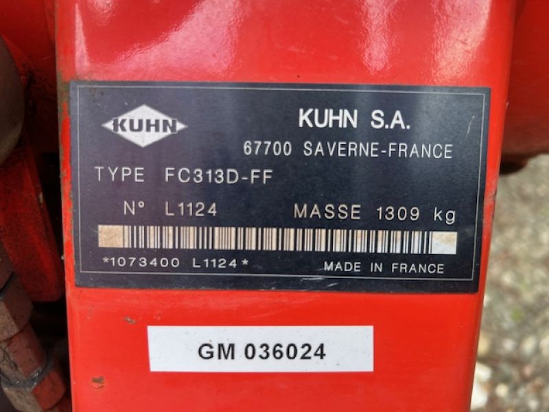 Kuhn - FC313D Mower  - Image 6