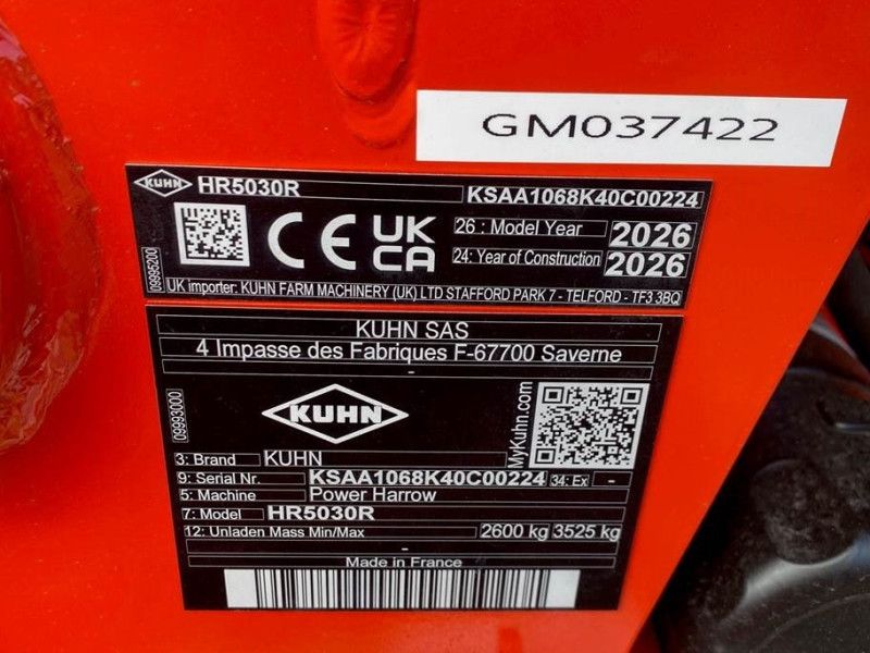 KUHN - HR5030R POWER HARROW - Image 2
