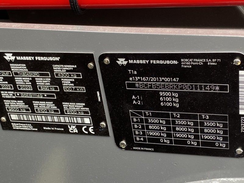 Massey Ferguson - TH.8043 Telehandler - Image 4