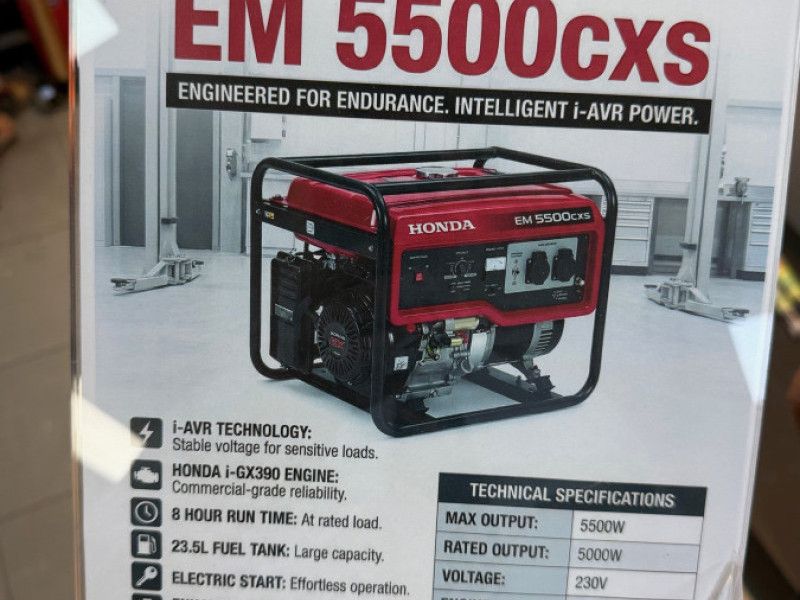 HONDA - EM5500CXS GENERATOR - Image 3