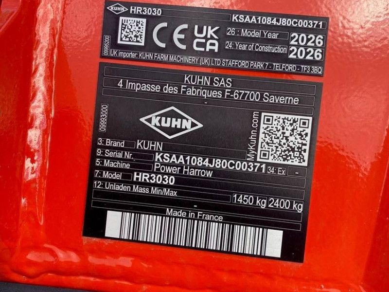 KUHN - HR3030 POWER HARROW - Image 3