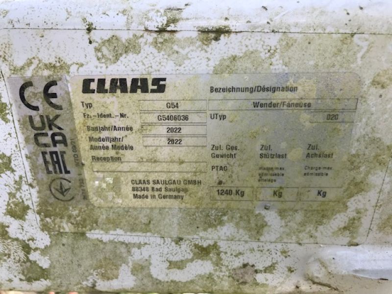 CLAAS - VOLTO 900 TEDDER - Image 6