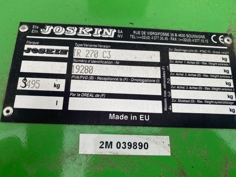 Joskin - TR270C3 Pasture Topper - Image 3