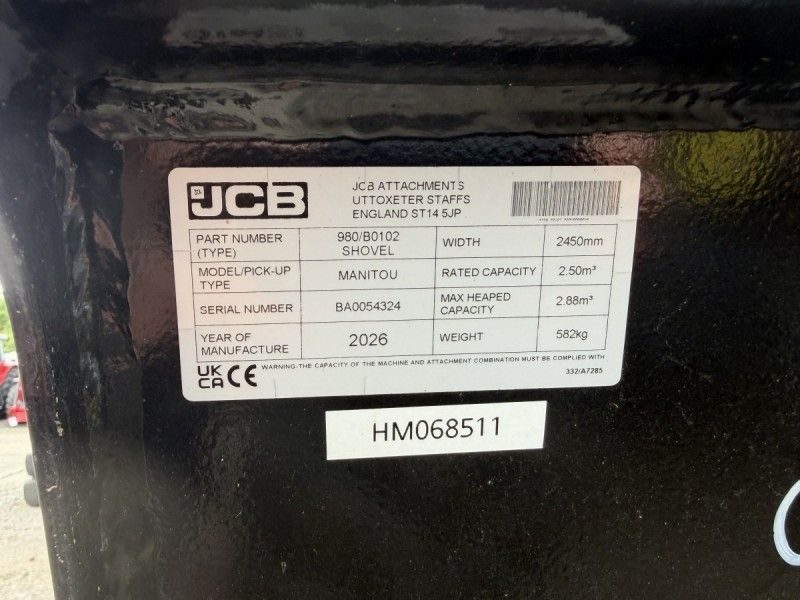 JCB - 2.5 CM GRAIN BUCKET - Image 3