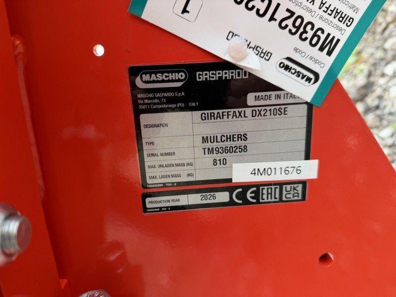 MASCHIO - GIRAFFA XL 210 SE MOWER - Image 3