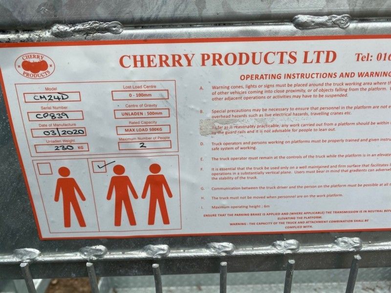 Cherry - CM24D Man Platform - Image 3