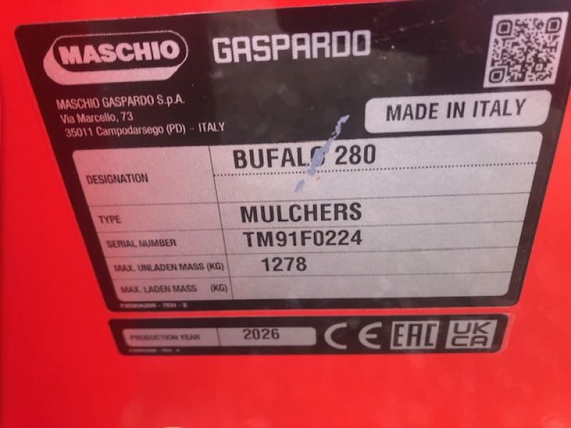 MASCHIO - BUFALO 280 FLAIL MOWER - Image 4