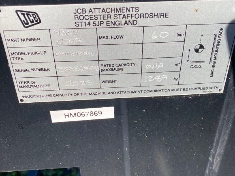 JCB - 980 C1007 GRASS FORK - Image 2