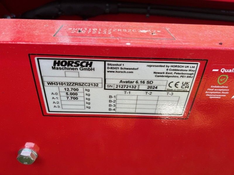 HORSCH - AVATAR 6.16 SD DRILL - Image 3