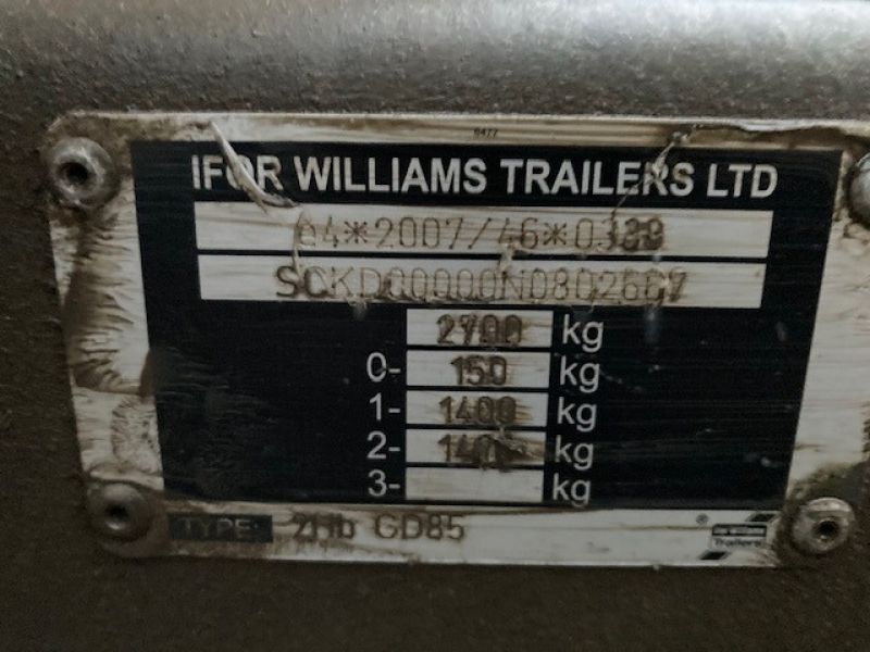 Ifor Williams - GD85G Trailer - Image 4