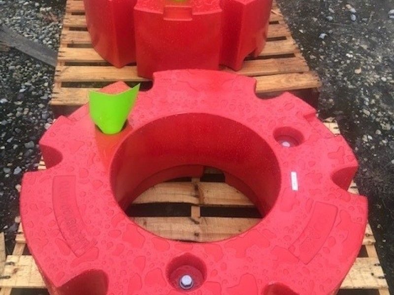 Fendt 2 x 1000kg Wheel Weights AgriBuy