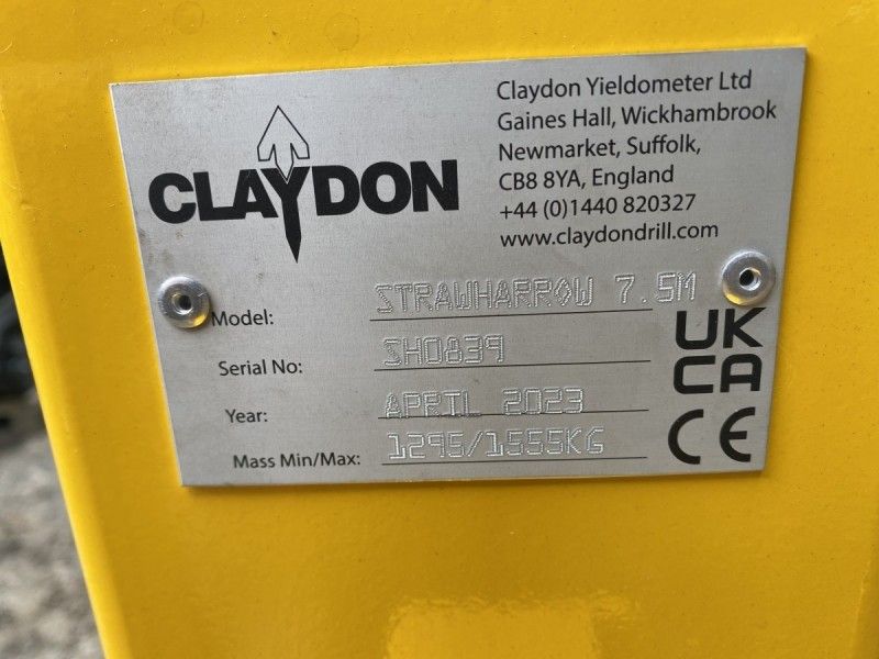 Claydon - 7.5m Straw Harrow - Image 3