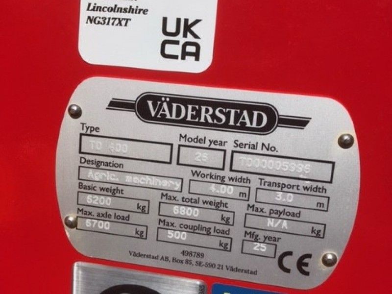 VADERSTAD - TD400 E CULTIVATOR - Image 6